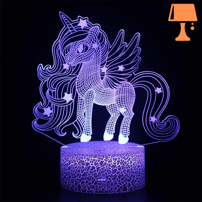 lampe de chevet fille licorne e