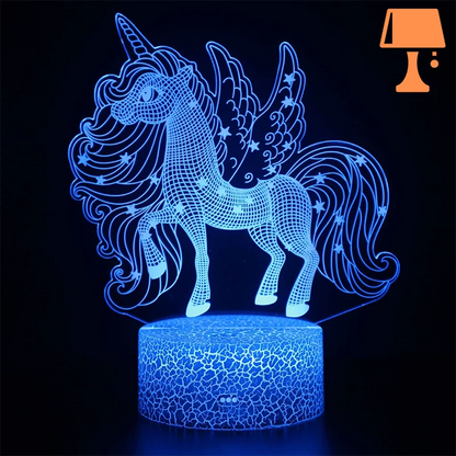 lampe de chevet fille licorne g