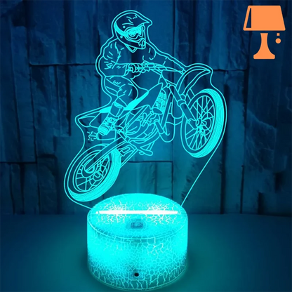lampe de chevet garçon ado bleu