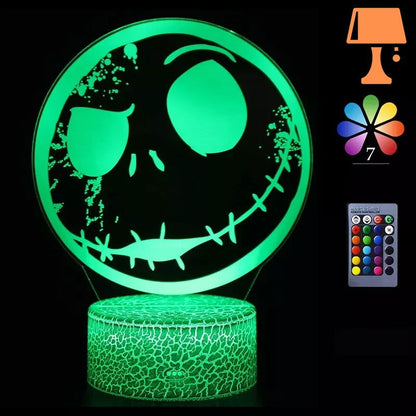 lampe de chevet jack skellington b télécommande